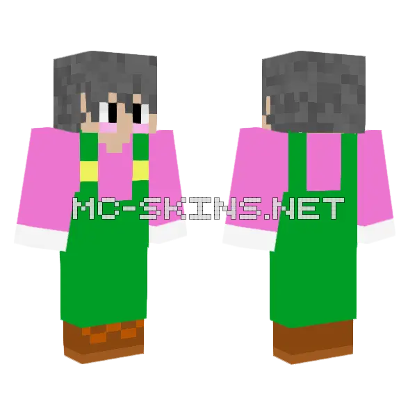 Mark Lugi Bable Flower Minecraft skin, front and back