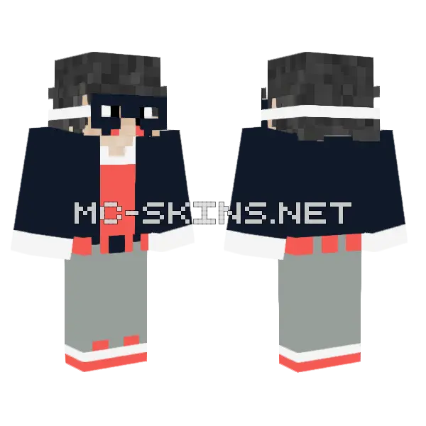 Mark Mago Minecraft skin, front and back