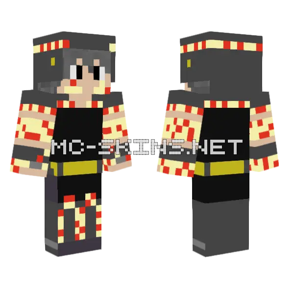 Mark Pokemon Battle Revolution Primigenia Shiny Minecraft skin, front and back