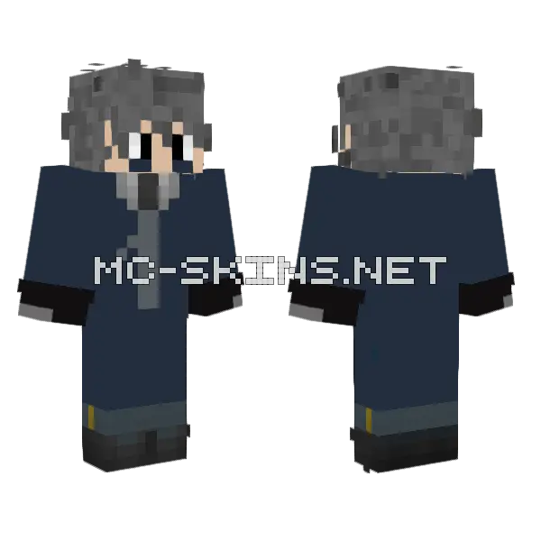 Mark Policia Nati Disturbios Minecraft skin, front and back
