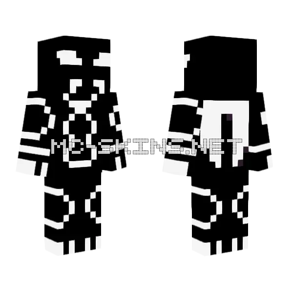 Markings 16 Minecraft skin, front and back