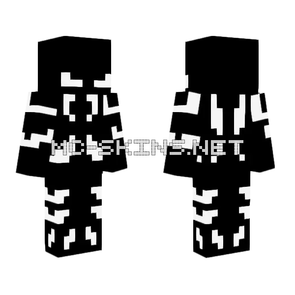 Markings 32 Minecraft skin, front and back