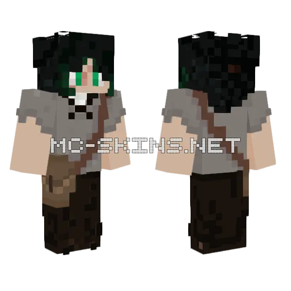 Marley Readalot Minecraft skin, front and back