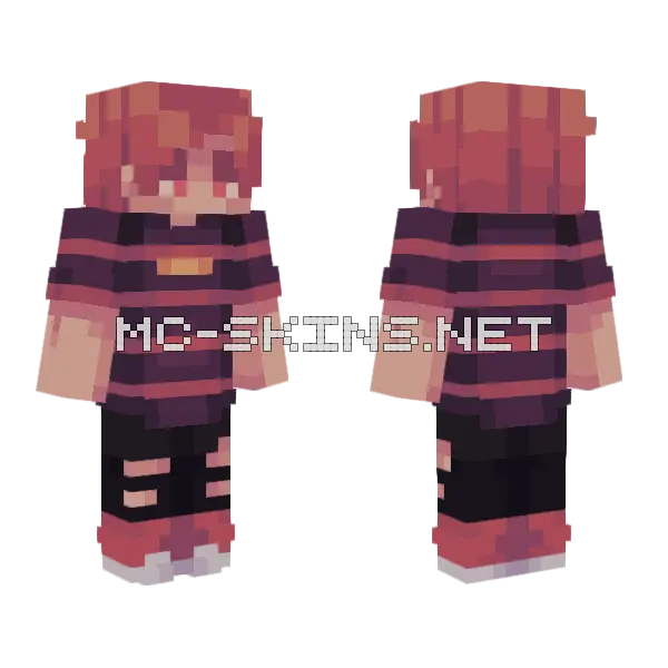 Mars Ce Minecraft skin, front and back