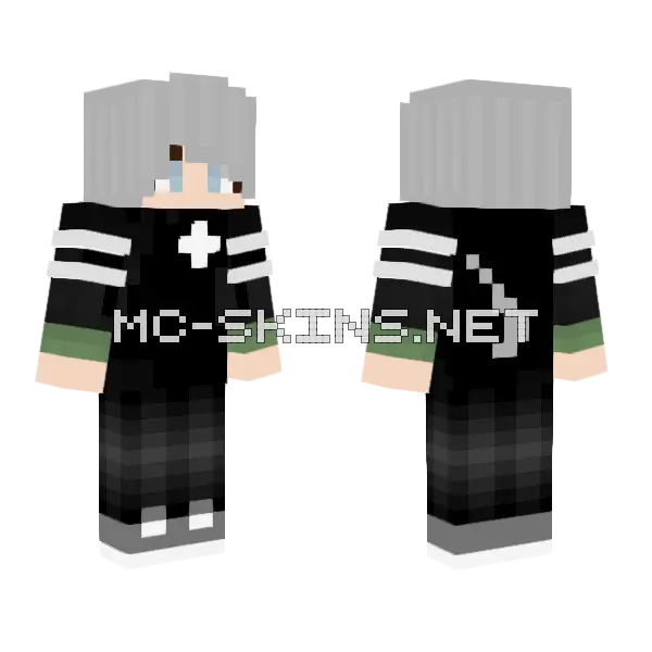 Mart Shhhh 2 Minecraft skin, front and back