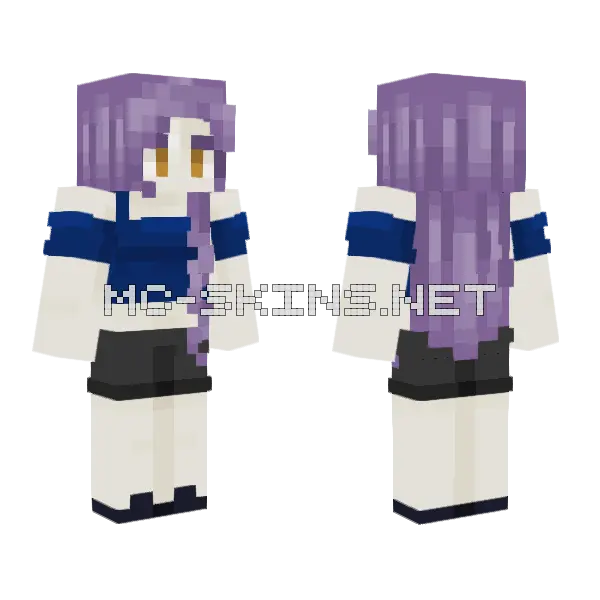 Mary Minecraft skin, front and back