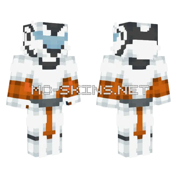 Masa Dans L Espace Minecraft skin, front and back