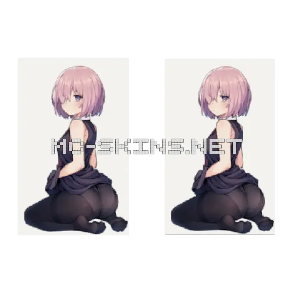 Mash Kyrielight Dress cape, outside and lining