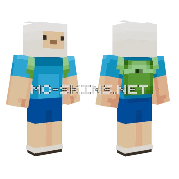 Mash Up Finn Minecraft skin, front and back