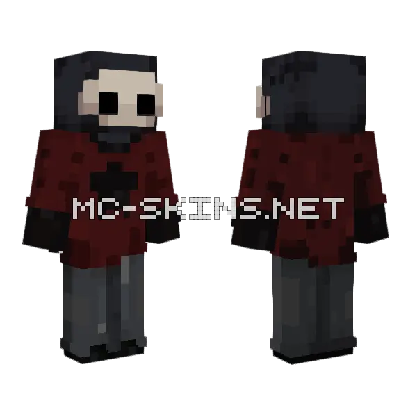 Mask Percy Minecraft skin, front and back