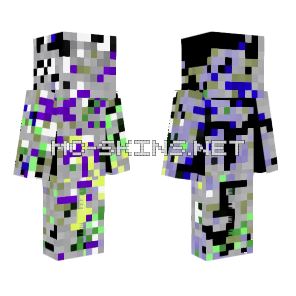 Master Game Skin Minecraft skin, front and back