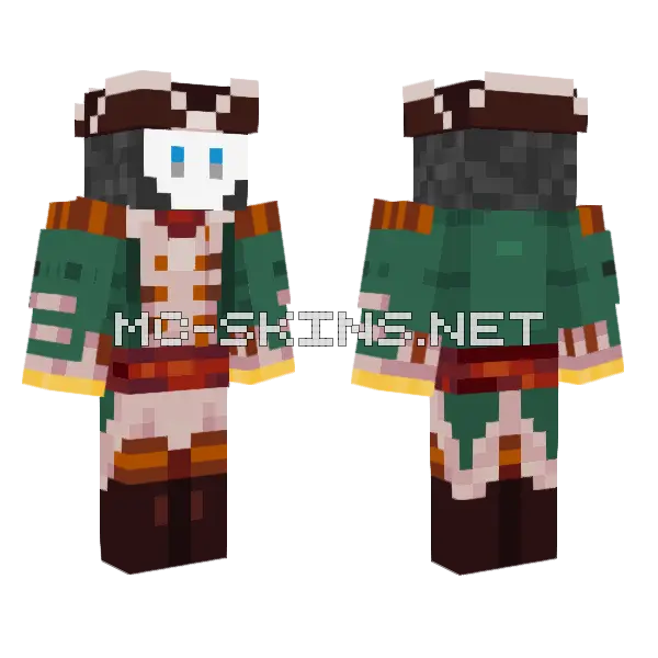 Mastere08 Cowboy Hat Minecraft skin, front and back