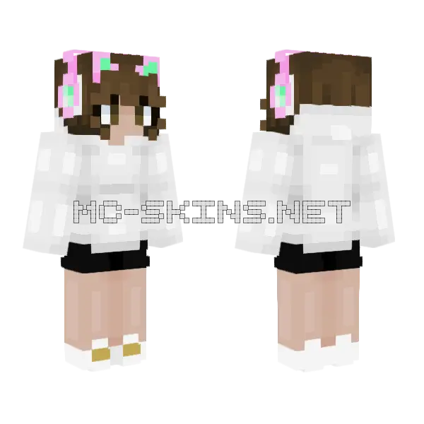 Matching With My Bro Minecraft skin, front and back
