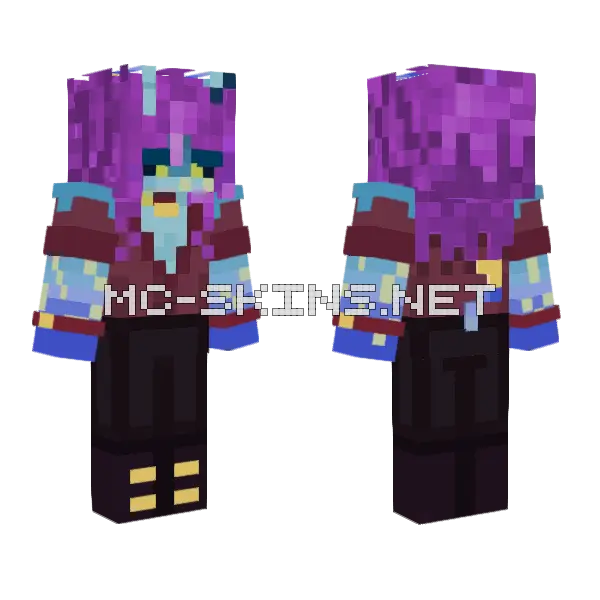 Mauri Base Formal Minecraft skin, front and back