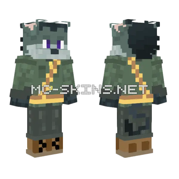 Maverick Hero Story Tip Minecraft skin, front and back