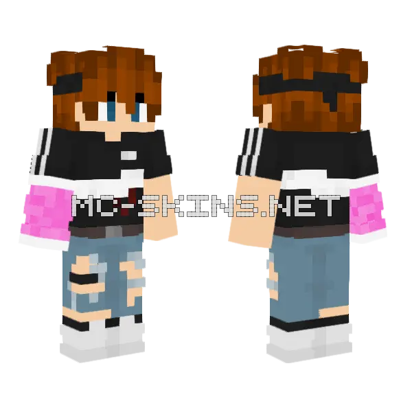 Max Minecraft skin, front and back