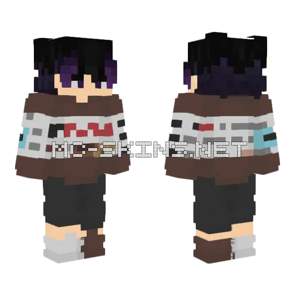 Max Minecraft skin, front and back