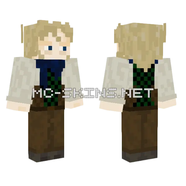Max Blonde Hair, front and back