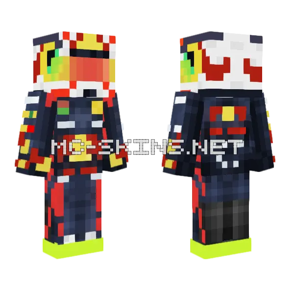 Max Verstappen 2023 Minecraft skin, front and back