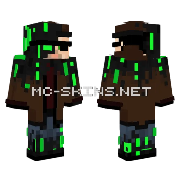 Maximus Corrompido 2 Minecraft skin, front and back
