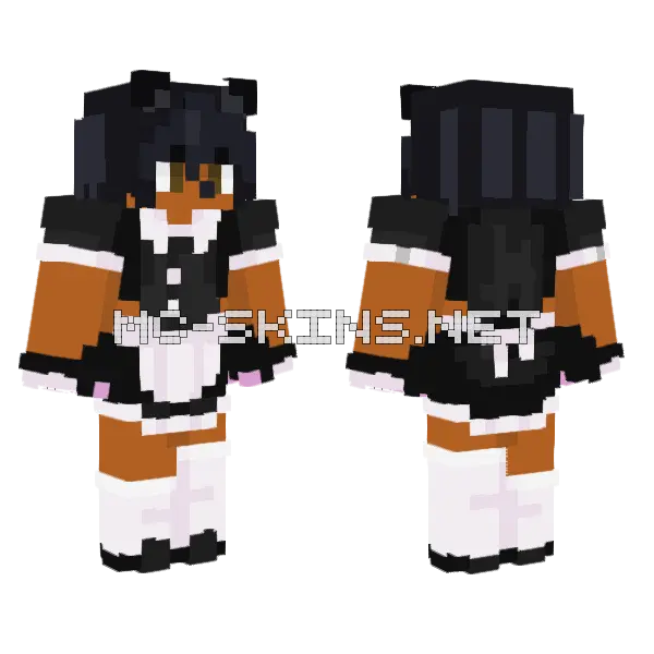 May In A Made Outfit Minecraft skin, front and back