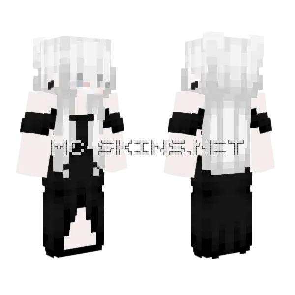 Maya 958 Minecraft skin, front and back