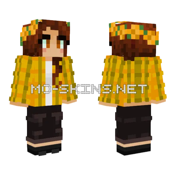Mc Jade Minecraft skin, front and back
