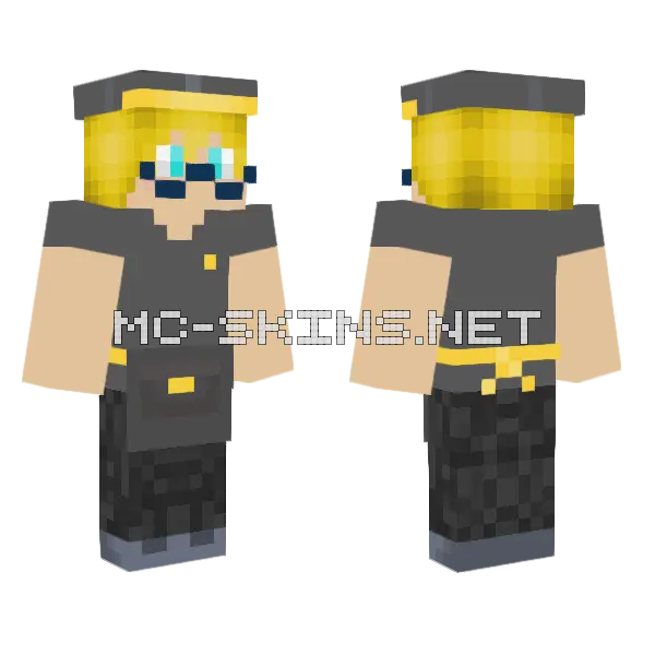 Mc Maccies Bailey Minecraft skin, front and back