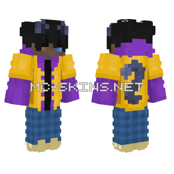 Mc Skin For My Friend D Minecraft skin, front and back