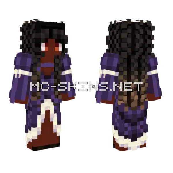Mcd Remake Lucinda V2 Minecraft skin, front and back