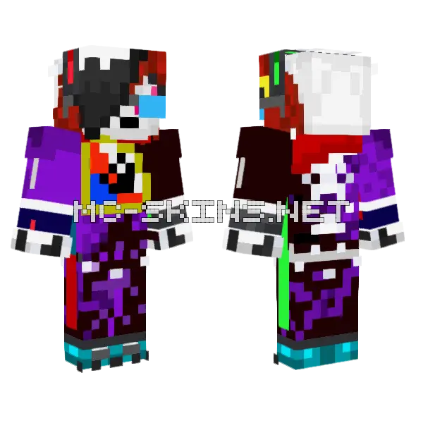 Mdnglcnrc Skin Minecraft skin, front and back