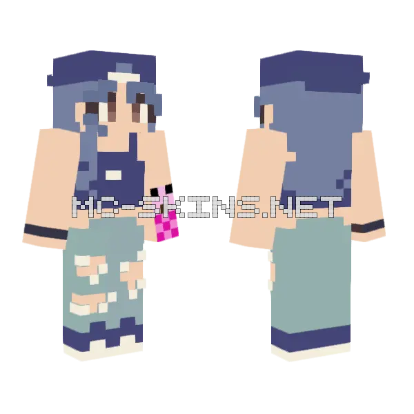 Me And Puppy Tot Minecraft skin, front and back
