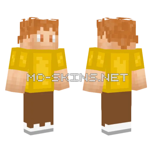Me And Stuff Minecraft skin, front and back