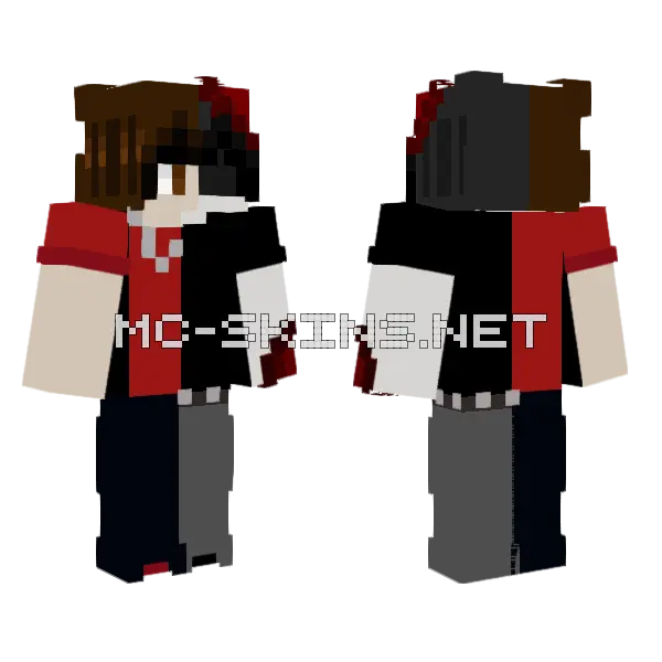 Me Boi Version Minecraft skin, front and back
