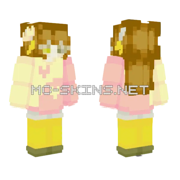 Me But Newer Minecraft skin, front and back