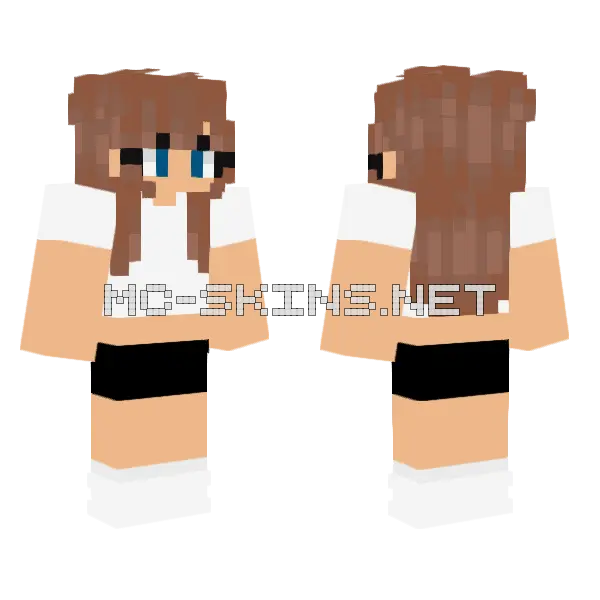 Me But Rain Minecraft skin, front and back