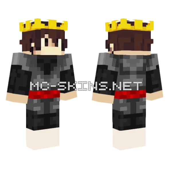 Me Goku Black Minecraft skin, front and back