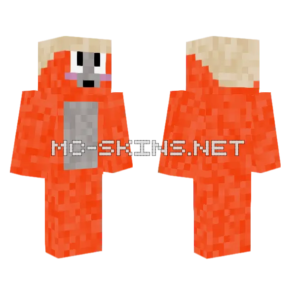 Me In GTAG Fix Minecraft skin, front and back