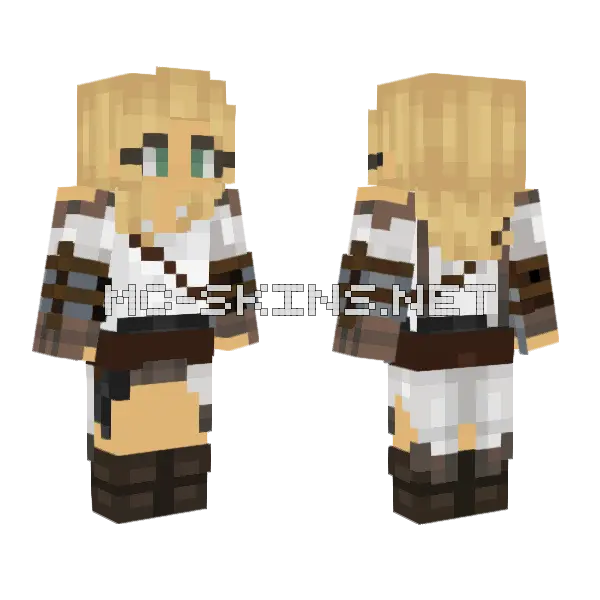 Me In Survival Minecraft skin, front and back