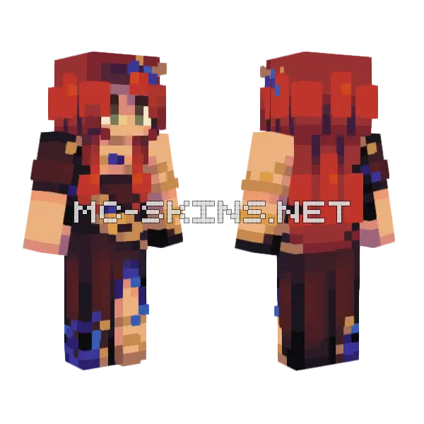 Me Inside The Bottle Minecraft skin, front and back