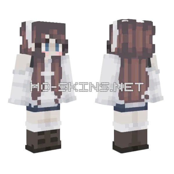 Me IRL Minecraft skin, front and back