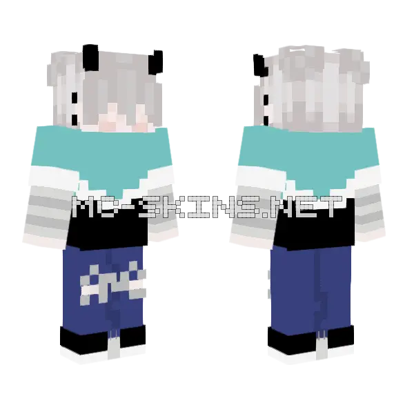 Me Lol Minecraft skin, front and back
