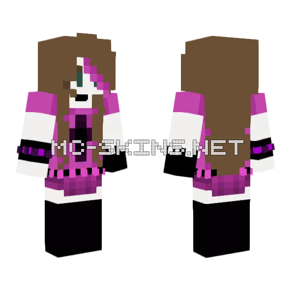 Me Lowkey Minecraft skin, front and back