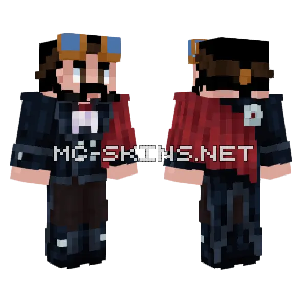 Me Phase One V Au Minecraft skin, front and back