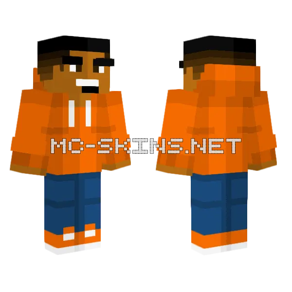 Me Remastered Minecraft skin, front and back