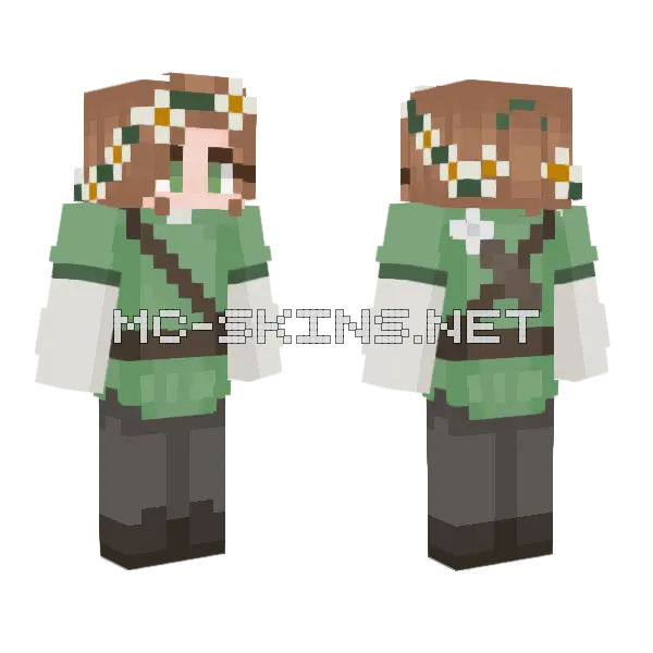 Medieval Archer Skin Minecraft skin, front and back
