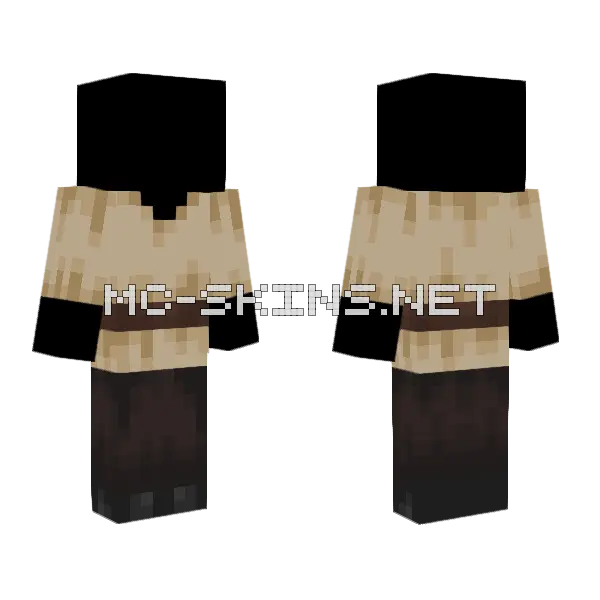 Medieval Farmer Base Minecraft skin, front and back