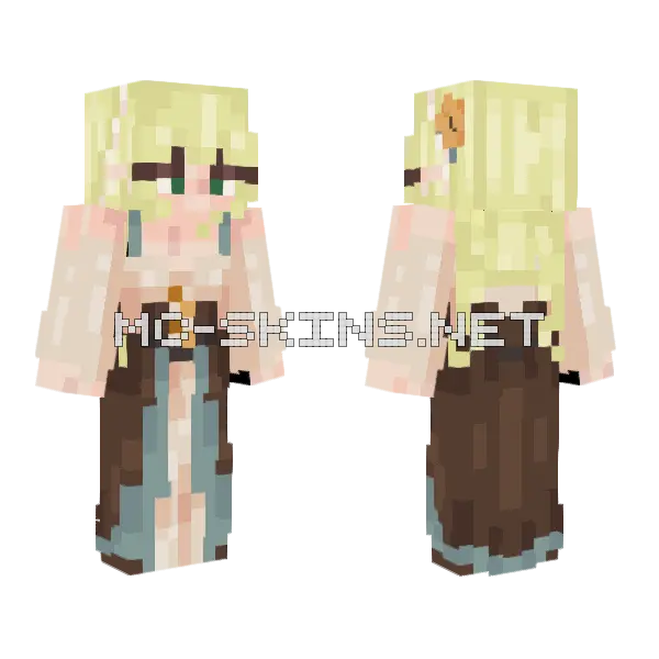 Medieval Fixed Minecraft skin, front and back