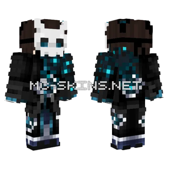 Medieval Knight 2 Minecraft skin, front and back
