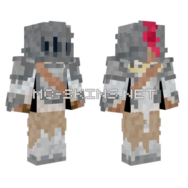 Medieval Knight Dark, front and back